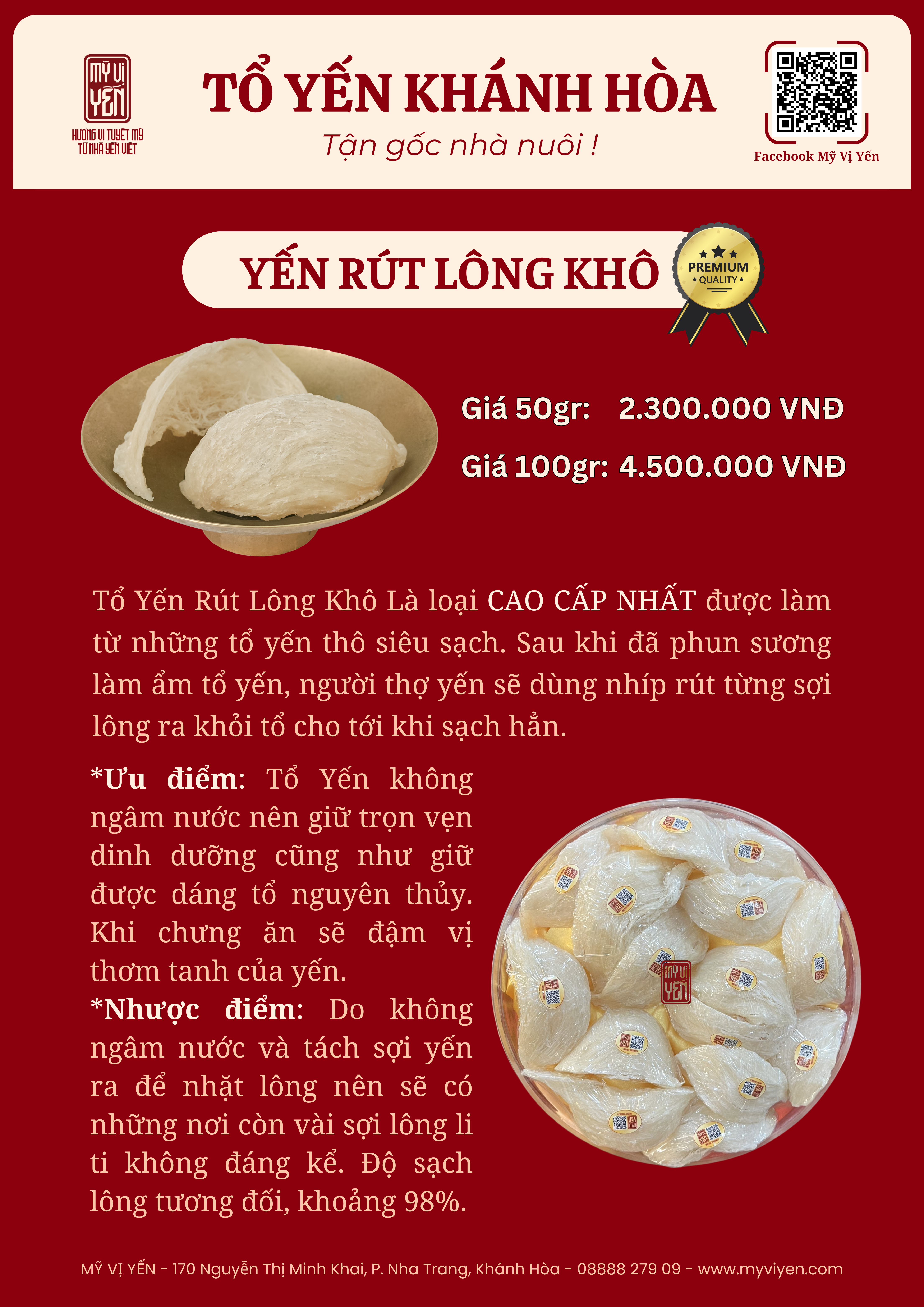 Giá yến sào nha trang, mua yến nha trang, giá yến thô, giá yến tinh chế